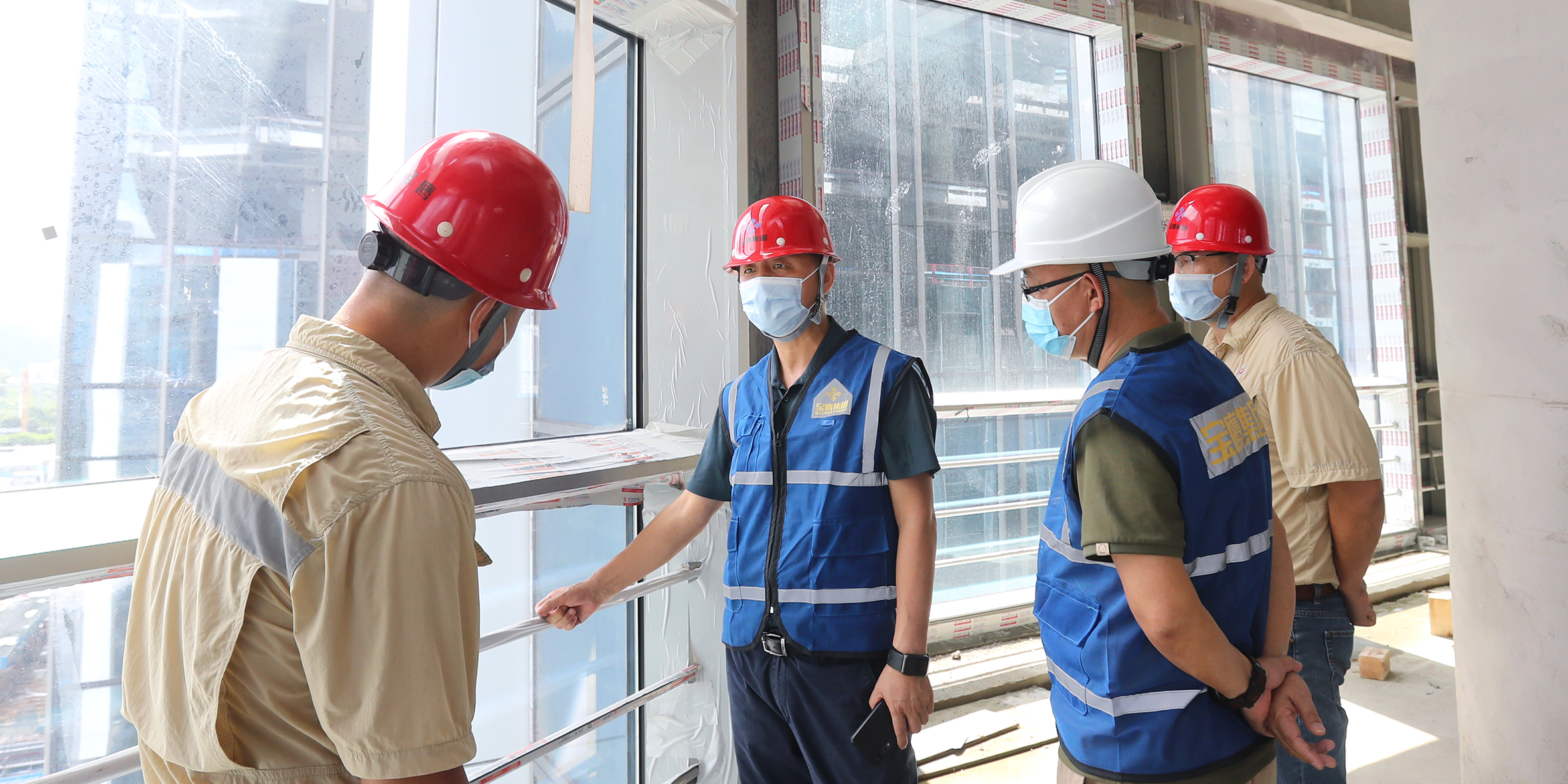 寶鷹集團總裁于泳波對深圳在建項目進行安全生產專項檢查
